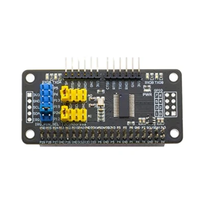 Immagine di SEENGREAT Serial Expansion HAT for Raspberry Pi, Adopting SC16IS752 2 canali (2 ch) UART 8 GPIOs I2C Interface Stackable to 16 moduli, entended 32