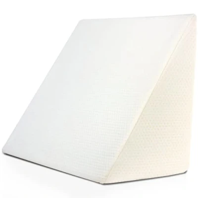 Immagine di Purovi Cuscino Antireflusso Ergonomico a Cuneo Ortopedico in Cotone per Letto e Divano Cuscini da Lettura, Supporto Schiena Rialzo Gambe