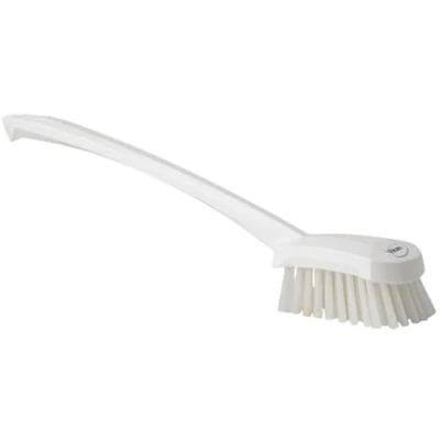 Immagine di Vikan Igiene Spazzola per piatti Con manico lungo Fibre dure Bianco