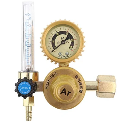 Immagine di Misuratore di portata Regolatore gas Argon Co2, flussometro CO2 Mig Tig Manometro Parti saldatrici, per riduttore pressione saldatura