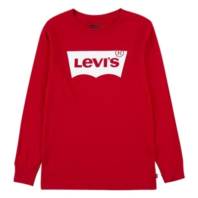 Immagine di Levi&#039;s Lvb L/S Batwing Tee, Maglia a maniche lunghe Bambini e ragazzi, Rosso (Superred), 14 anni