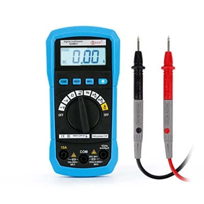 Immagine di Easycat multimetro digitale, LCD multi tester auto gamma AC DC tensione corrente resistenza frequenza