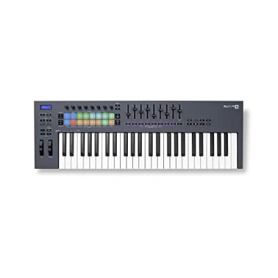 Immagine di Novation FLkey 49 — Controller MIDI a tastiera, con integrazione perfetta per FL Studio, Modalità Accordi e Scala. Tutto il software di cui hai bisogno produrre la tua musica