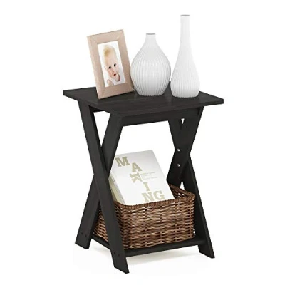 Immagine di Furinno Modern Simplistic Tabelle Finali, Legno Composito MDF, Espresso, Taglia Unica
