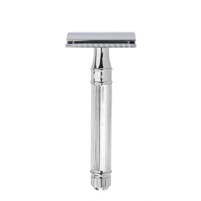 Immagine di Edwin Jagger Amazon Maniglia zigrinata Kelvin cromata Double Edge Razor di sicurezza