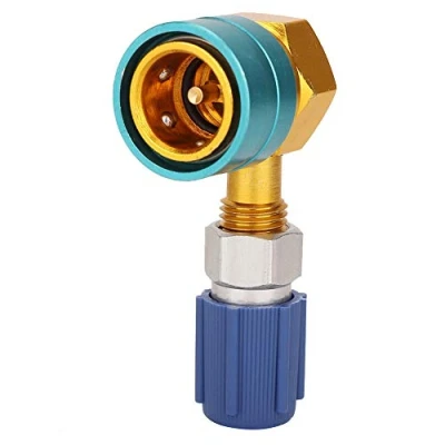 Immagine di Adattatore da R1234yf, R1234YF a R134A Raccordo rapido lato basso per climatizzatore auto