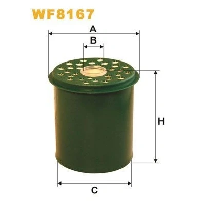 Immagine di WIX FILTERS WF8167 filtro Carburante Cartuccia RENAULT: Scénic 1, CLIO MEGANE 1