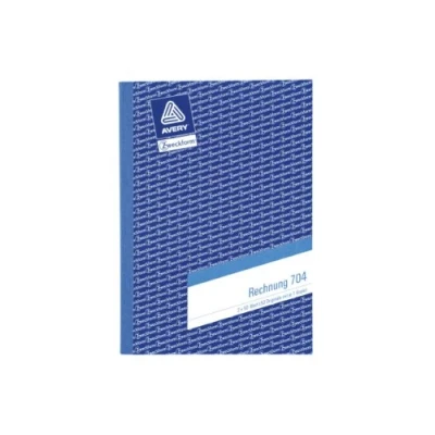 Immagine di Avery Zweckform 704 fattura (A5, con 1 fogli carta blu, 2 x 50 fogli) bianco/bianco