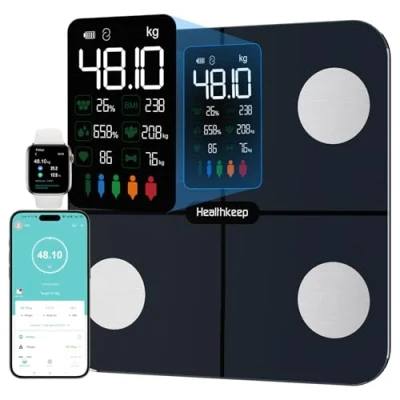 Immagine di Bilancia Pesapersone di Precisione con BMI Pesa Persona Digitale Bluetooth