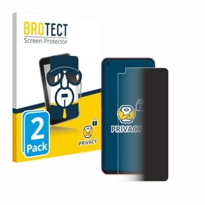 Immagine di brotect (2 Pezzi Pellicola Privacy per OnePlus Nord 2 5G [Anti Spy, Protettiva Chiara, Blue Light Filter]