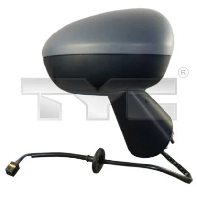 Immagine di Specchio retrovisore esterno Tyc 325 0135 Dx con la prima mano nero per regolazione elettrica specchio, convesso, termico OPEL: Meriva B