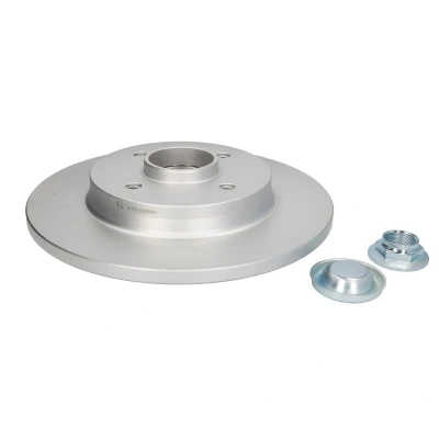 Immagine di DELPHI BG9053RSC Disco freno 268 12 4 pieno rivestito non trattato con cuscinetto ruota, anello sensore ABS CITROËN: C4 Picasso 1