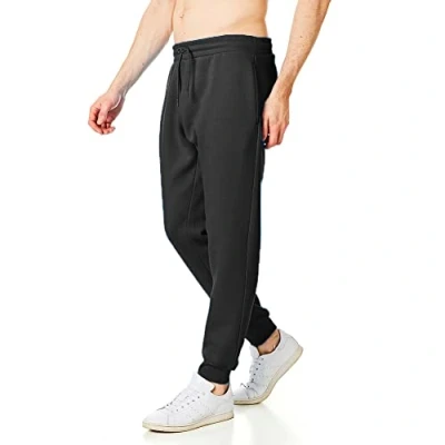 Immagine di Ript Performance Essentials By Mens Soft Touch Loungewear Tuta Pantaloni da Jogging, Nero, XL Uomo