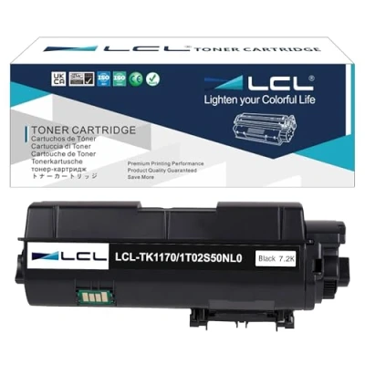 Immagine di LCL TK1170 TK 1170 1T02S50NL0 Toner nero compatibile con Kyocera EcoSys M2040 DN M2540 DNE DNW Series M2640 IDW(1 Pack)