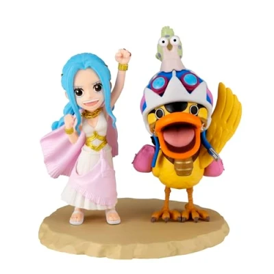 Immagine di Banpresto Nefeltari VIVI &amp; Karoo One Piece, World Collectable Log Stories 7 cm, Multicolore BP89559P