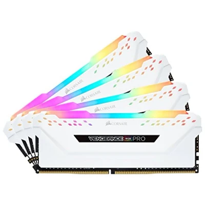 Immagine di Corsair Vengeance RGB PRO 32 GB (4x8 GB) DDR4 3600MHz C18 XMP 2.0 Kit di Memoria Illuminato LED Entusiasta, Bianca