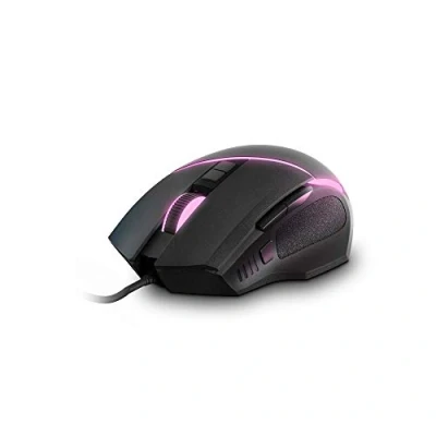 Immagine di Energy Sistem Gaming Mouse ESG M2 Flash da Gamer Ergonomico (Sensore Ottico fino a 6400 dpi, USB, luci LED RGB con Diversi Effetti, 8 pulsanti personalizzabili)