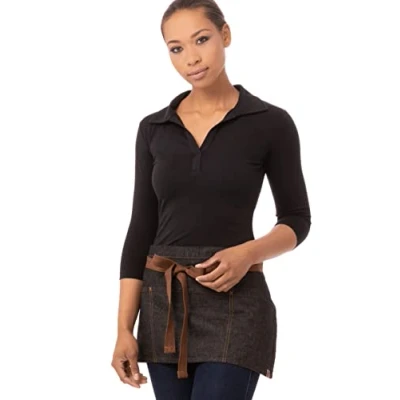 Immagine di Chef Works ab035 BLK 0 Memphis Bib grembiule, nero, AW054