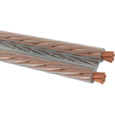 Immagine di Cavo per altoparlanti 2 x 10 mm² Trasparente Oehlbach D1C314 4 m