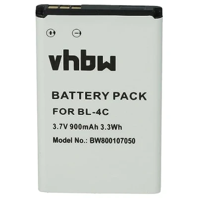 Immagine di vhbw batteria compatibile con Bea Fon C140, C150, C240 smartphone cellulare (900mAh, 3,7V, Li Ion)