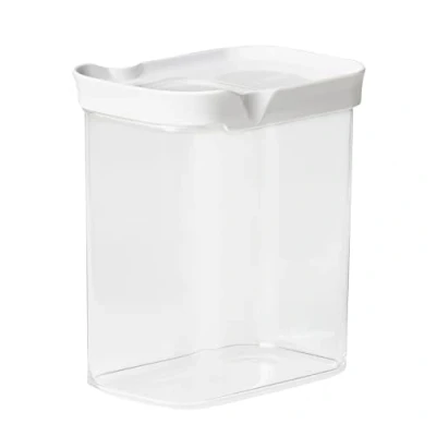 Immagine di Emsa Optima N11421 Contenitore da 1,6 litri, rettangolare, coperchio scorrevole, ideale per porzionare, 100% sicuro, igienico, senza BPA, design trasparente
