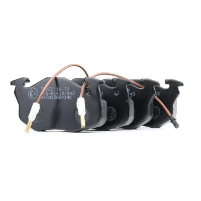 Immagine di TOMEX brakes TX 10 34 Kit pastiglie freno Assale anteriore con contatto segnalazione usura accessori RENAULT: Super 5 Hatchback, CLIO 1