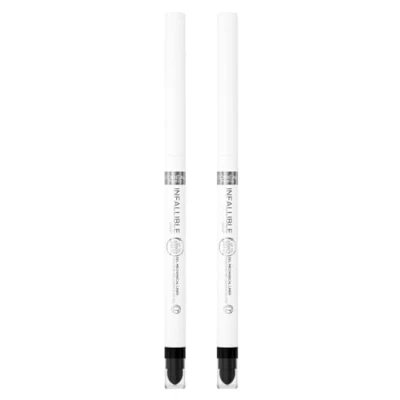 Immagine di L&#039;Oréal Paris Infaillible Grip Eyeliner con Punta in Feltro e Spugnetta per Sfumare Matita Occhi Automatica Gel Formula Waterproof No Transfer 36H a Lunga Tenuta Colore Polar White 2 Cosmetici