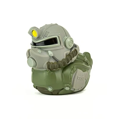 Immagine di TUBBZ Boxed Edition T 51 Statuetta da collezione in vinile a forma di anatra, prodotto ufficiale Fallout, serie Thriller TV e videogiochi