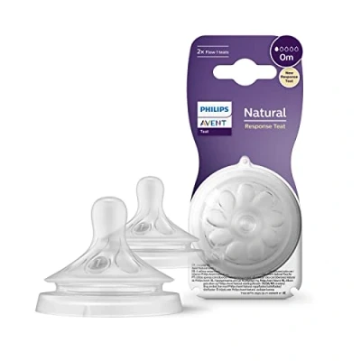 Immagine di Philips Avent Ciuccio Responsive Natural 0m, 2 pezzi (modello SCY961/02), scarico 1, neonato