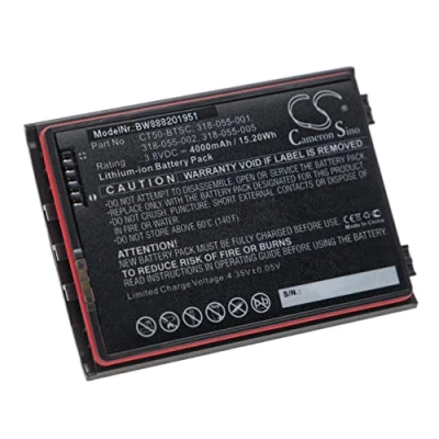 Immagine di vhbw batteria sostituisce Honeywell 318 055 067, CT50 BTSC per computer portatile scanner (4000mAh, 3,8V, Li Ion)