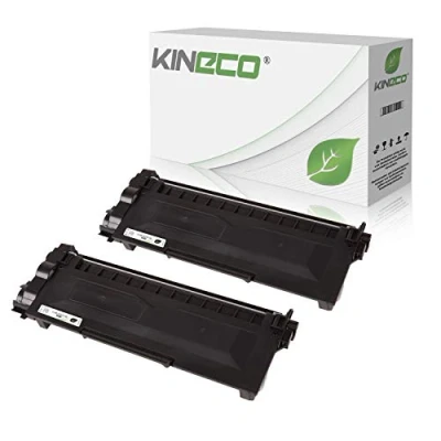 Immagine di Kineco 2 cartucce toner compatibili per Brother TN 2320 2310 HL L2340DW, L2360DN, MFC L2700DW, DCPL2520DWG1, DCP L2500D, L2360DN TN2320 TN2310 5.200 pagine ciascuna