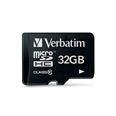Immagine di Verbatim Scheda di memoria microSDHC Premium I 32 GB SD per video full HD nera resistente all’acqua e agli urti fotocamera smartphone tablet