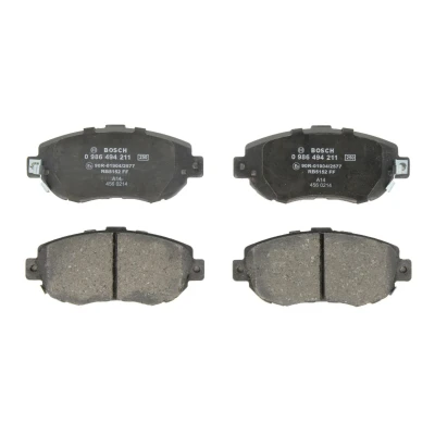Immagine di BOSCH 0 986 494 211 Kit pastiglie freno Low Metallic con segnalatore acustico usura lamierino anticigolío LEXUS: IS I Sedan, RX III