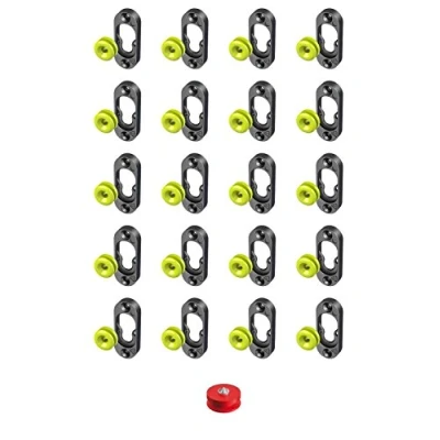 Immagine di Button Fix Kit guida marcatori staffa tipo 1 collegamento pannello a x20