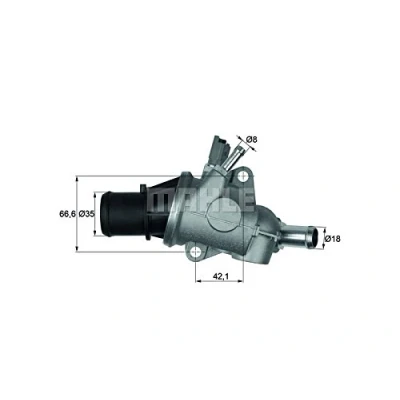 Immagine di MAHLE ORIGINAL TI 167 88 Termostato motore ALFA ROMEO: 147