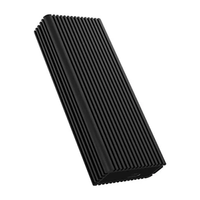 Immagine di Raidsonic ICY BOX M.2 NVMe enclosure con USB 3.2 Gen 2x2 (20 Gbit/s), sistema di raffreddamento passivo, 2 cavi USB, alluminio, nero