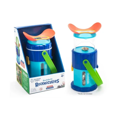 Immagine di Learning Resources GeoSafari Jr Rocknoculars, età 4+, Visualizza Pietre preziose e Rocce con ingrandimento 3X, Geologia per Bambini, Giocattolo scientifico, Apprendimento interattivo, Outdoor