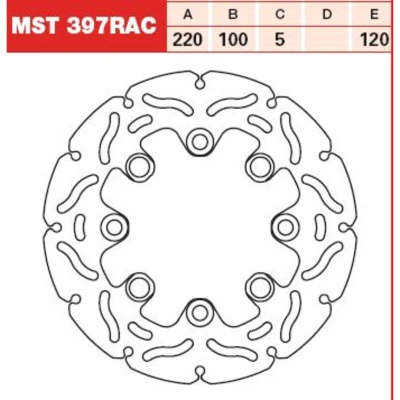 Immagine di TRW MST397RAC Disco freno 220 5
