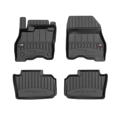 Immagine di FROGUM 3D408876 Set tappetino Gomma anteriore e posteriore 4 nero Su misura NISSAN: Leaf II