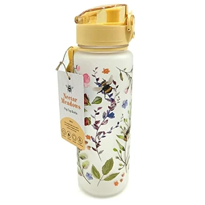 Immagine di Puckator Borraccia Infrangibile con Apertura a Scatto 600ml Api The Nectar Meadows