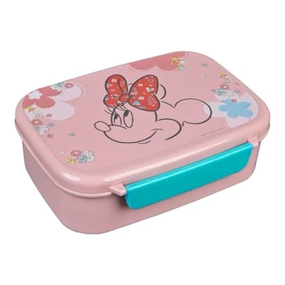 Immagine di Scooli Contenitore per il pranzo Disney Minnie Mouse con inserto rimovibile l&#039;asilo in plastica senza BPA