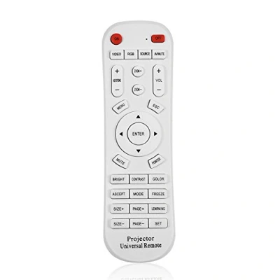 Immagine di VBESTLIFE Controller Universale di Controllo remoto per proiettore, PPT/Keynote/Prezi/OpenOffice/Windows/MacOS/Android/Linux, 10m Bianco