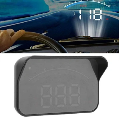 Immagine di Universal Car HUD Heads up Display, Display per Auto, Proiettore OBD Ad Alta Definizione Parabrezza, Allarme di Sicurezza Velocità Eccessiva, Visualizzazione, Temperat