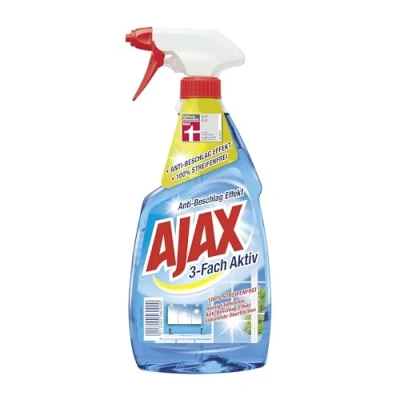 Immagine di AJAX Detergente per vetri con pistola a spruzzo, Confezione da (4 X 500 ML)