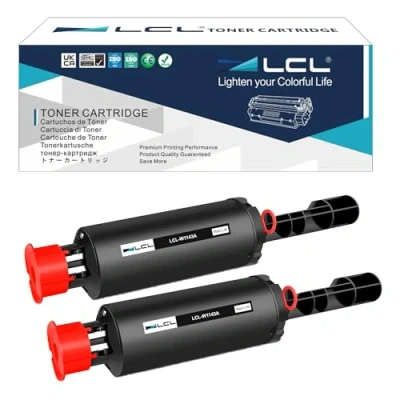 Immagine di LCL Cartucce di Toner Compatibile 143A W1143A W1143AD (2 Nero) Sostituzione per HP Neverstop Laser MFP 1201n 1202w 1202nw 1001nw