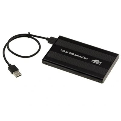 Immagine di KALEA INFORMATIQUE Contenitore USB esterno per dischi rigidi IDE 2,5 44 pin. In alluminio, autoalimentato tramite porta