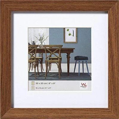 Immagine di walther design rovere scuro 40 x cm con passe partout, cornice in legno Fiorito EF440P