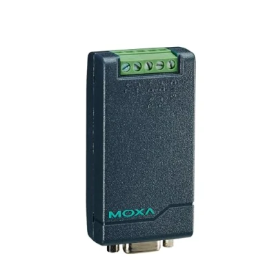 Immagine di Moxa TCC 80 Convertitore da RS 232 a 422/485 alimentato porta con protezione ESD seriale 15 KV e morsettiera sul lato