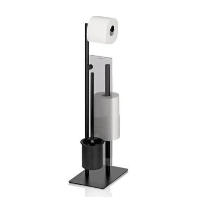 Immagine di kela Set WC, metallo, nero, 26x18x71cm