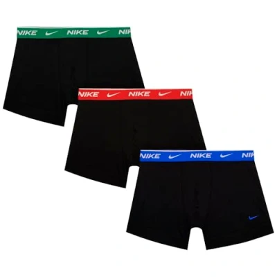 Immagine di Nike Trunk 3PK Intimo, Blk STDM Grn/GME Royal/Uni Red WB, XS Uomo